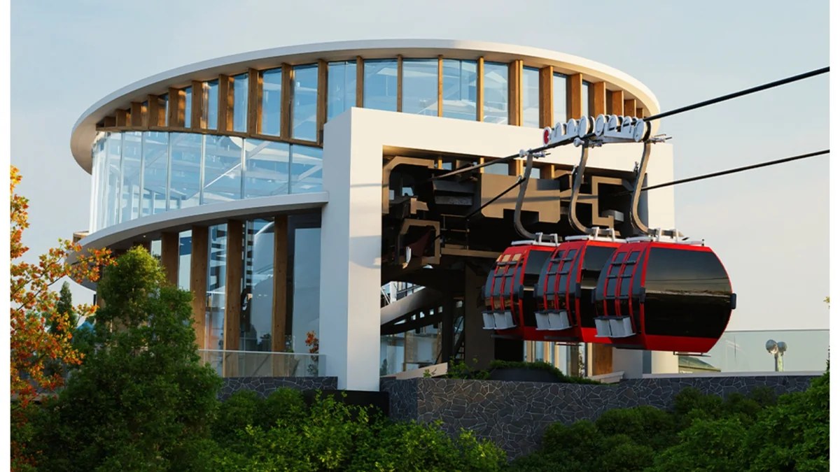 В Балакене строят новую канатную дорогу: маршрут рассчитан на 850 метров