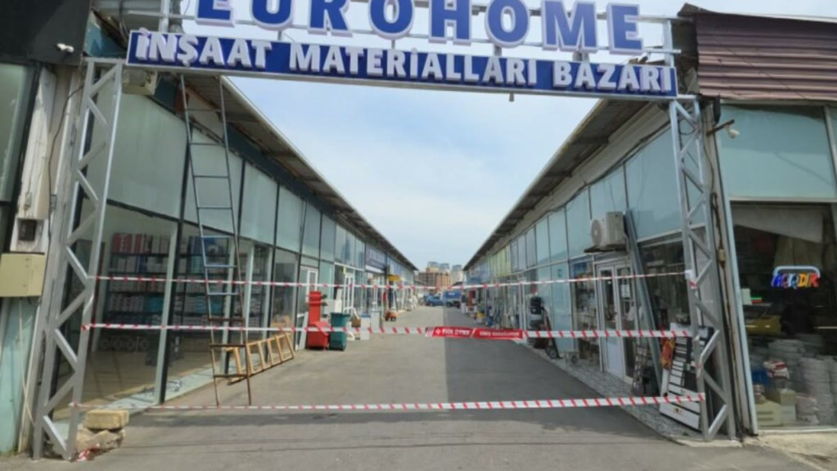 В Баку приостановили работу рынка EuroHome из-за нарушений пожарной безопасности
