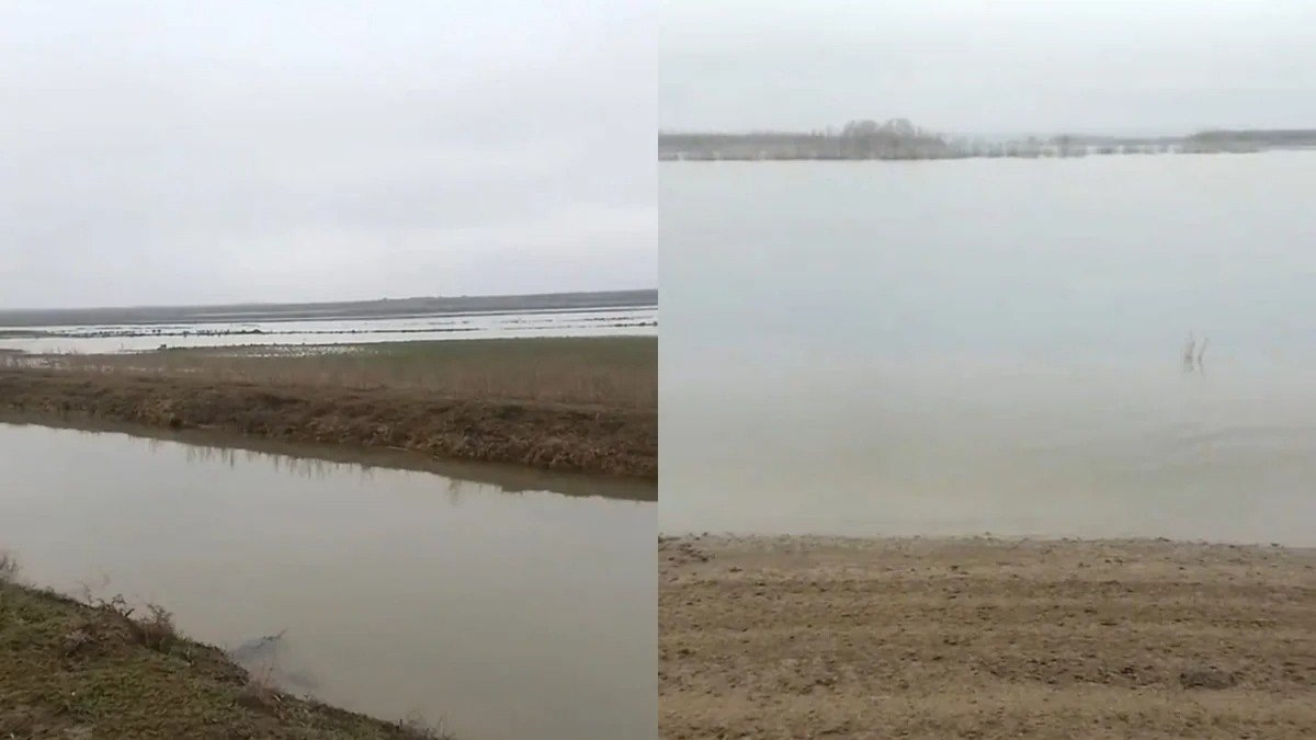 В Самухе уровень воды в Куре поднялся из-за дождей